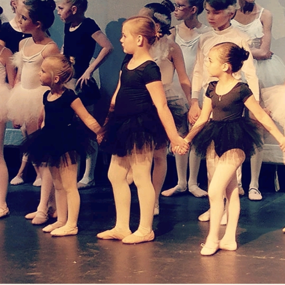 Black ballet outfit